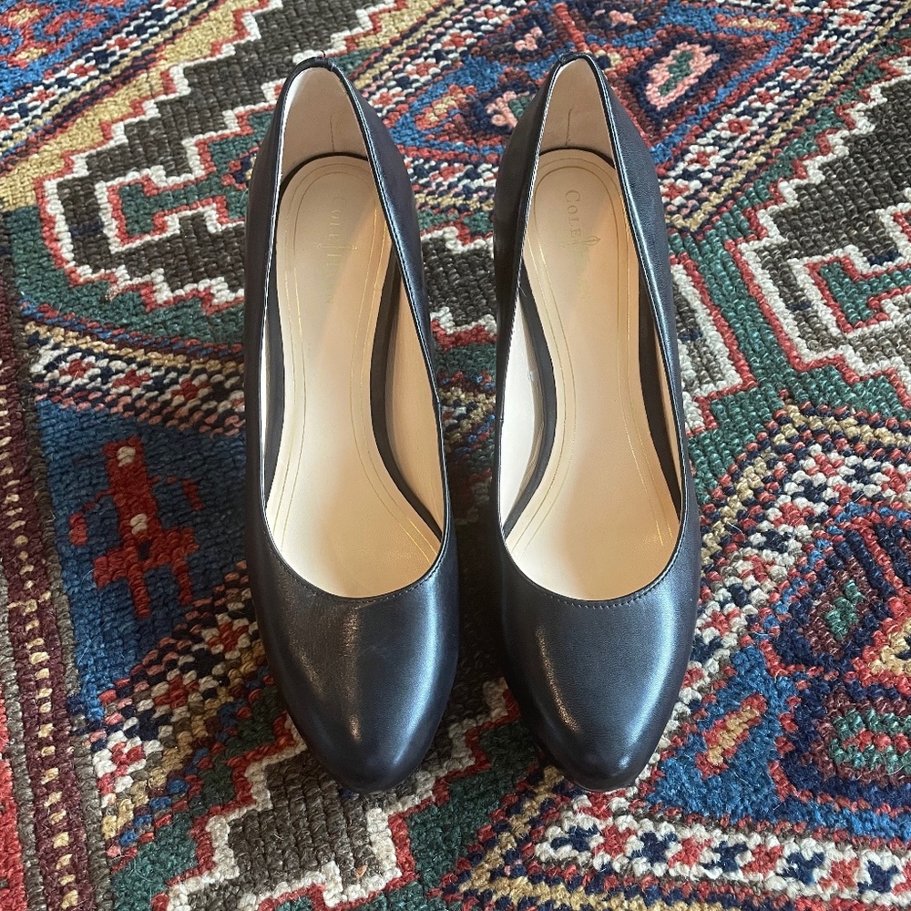 Cole Haan Black Leather Pumps Nike Air